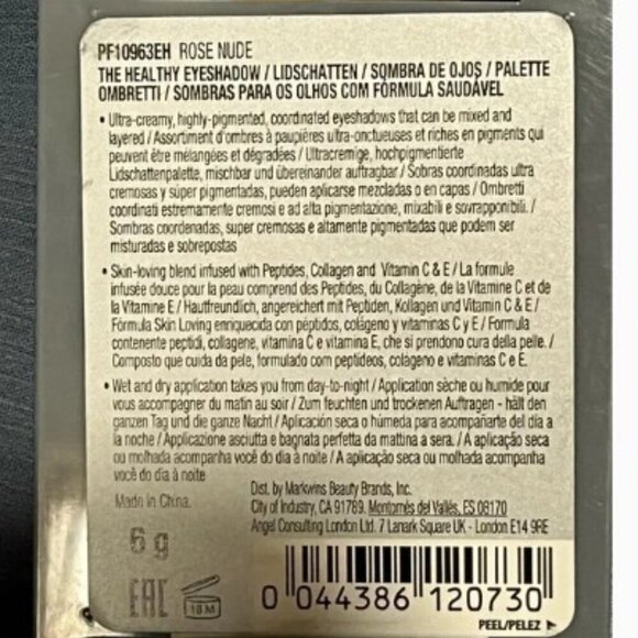 NWT Physicians Formula The Healthy Eyeshadow Palette - ROSE NUDE (Brown, blush) - Picture 3 of 6